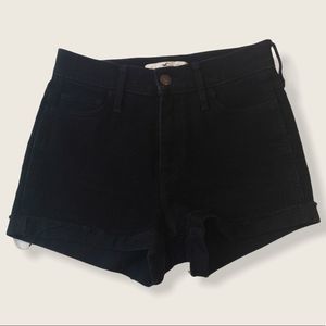 Hollister Black Denim Jean Shorts